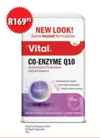 Alpha Pharm Vital Co-Enzyme Q10 Softgel Capsules 30s offer