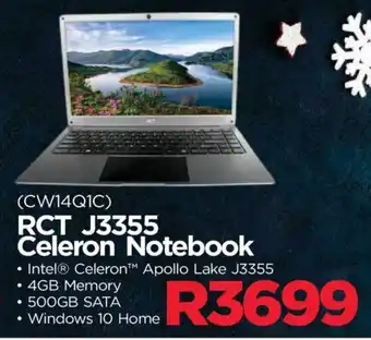 RCT J3355 Celeron Notebook