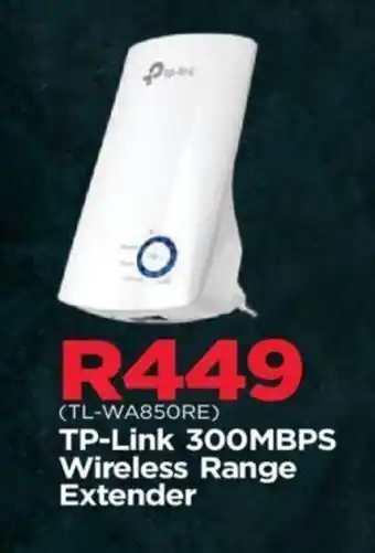 Matrix Warehouse TP-Link 300MBPS Wireless Range Extender offer