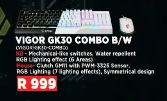 VIGOR GK30 COMBO B/W