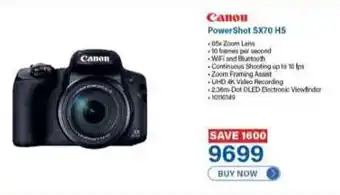 Incredible Connection Canon PowerShot SX70 HS offer