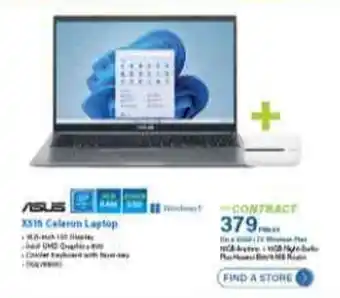Incredible Connection ASUS X515 Celeron Laptop CONTRACT offer