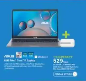 Incredible Connection ASUS X515 Intel Core i7 Laptop CONTRACT offer