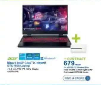 Incredible Connection Acer Nitro 5 Intel Core i5 Laptop CONTRACT offer