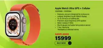 Incredible Connection Apple Watch Ultra GPS + Cellular offer