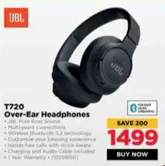 HiFi Corp JBL T720 Over-Ear Headphones offer