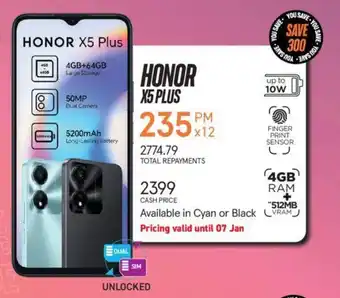 HONOR X5 PLUS