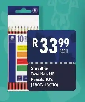President Hyper Staedtler Tradition HB Pencils 10's offer