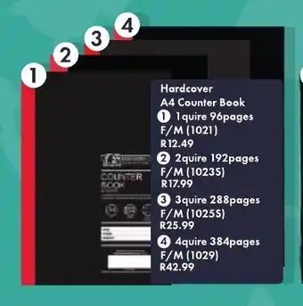 President Hyper Hardcover A4 Counter Book 1 quire 96 pages offer