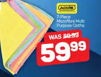 Pick n Pay ADDIS 7-Piece Microfibre Multi Purpose Cloths offer