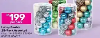 Lacey Bauble 25-Pack Assorted