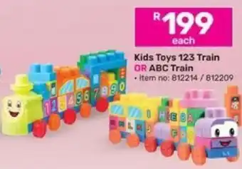 Game Kids Toys 123 Train OR ABC Train offer