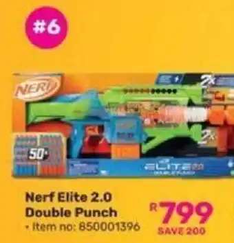 Game Nerf Elite 2.0 Double Punch offer