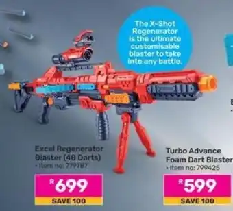 Game Excel Regenerator Blaster (48 Darts) offer