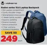 HiFi Corp Volkano radon series 15.6 laptop backpack-each offer