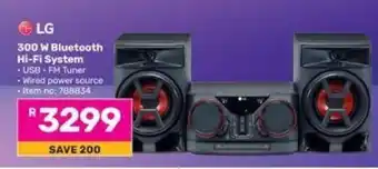 Game LG 300 W Bluetooth Hi-Fi System offer