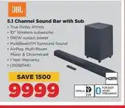 HiFi Corp Jbl 5.1 channel sound bar with sub offer