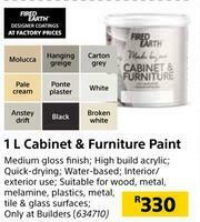 Builders Warehouse Fired Earth 1L Cabinet & Furniture Paint offer