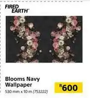 Builders Warehouse Fired Earth Blooms Navy Wallpaper 530mm x 10m offer