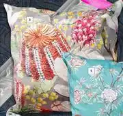 Builders Warehouse DH Banksia Scatter Cushion 600mm x 600mm (Floral Grey) offer
