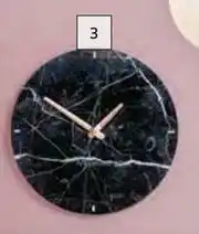 Builders Warehouse Deco Marble Print Clock 300mm (d) offer