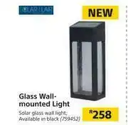Builders Warehouse Solar Flair Glass Wall Mounted Light offer