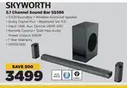 HiFi Corp Skyworth 5.1 channel sound bar ss586 offer