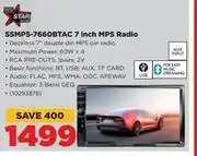 HiFi Corp Star ssmps-7660btac 7 inch mps radio offer