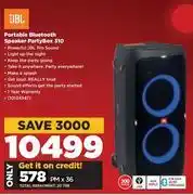 HiFi Corp Jbl portable bluetooth speaker partybox 310 offer