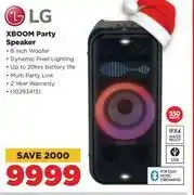 HiFi Corp Lg xboom party speaker offer