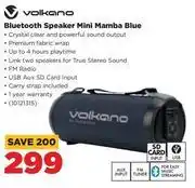 HiFi Corp Volkano bluetooth speaker mini mamba blue offer