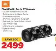 HiFi Corp Jbl flip 6 martin garrix bt speaker offer