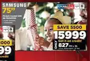 HiFi Corp Samsung 75 crystal uhd 4k-75cu7000 offer