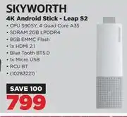 HiFi Corp Skyworth 4k android stick leap s2 offer