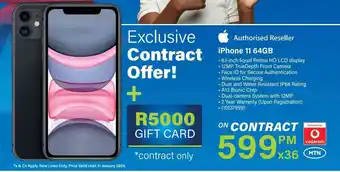 Incredible Connection iPhone 11 64GB offer