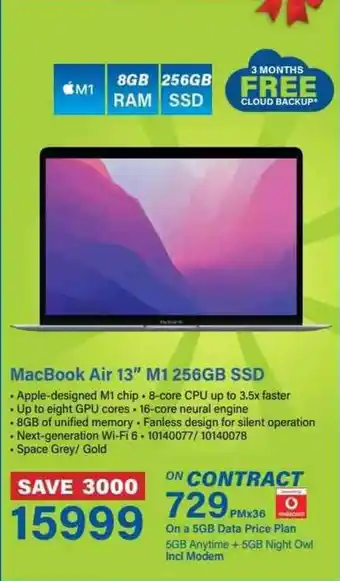Incredible Connection MacBook Air 13" M1 256GB SSD offer