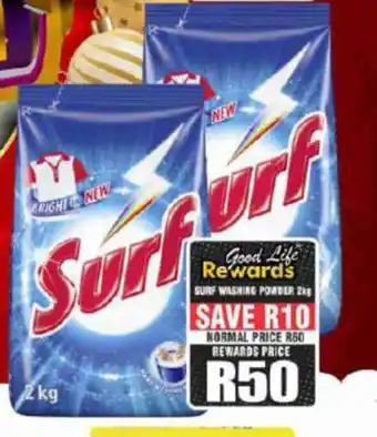 Big Save SURF WASHING POWDER 2kg offer