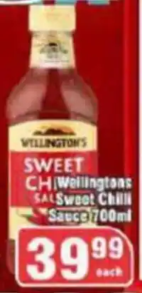 Wellingtons Sweet Chili Sauce 700ml
