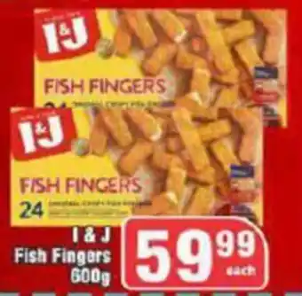 Big Save I & J Fish Fingers 600g offer
