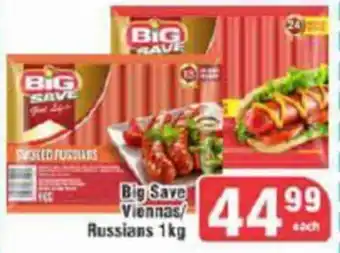 Big Save Big Save Viennas Russians 1kg offer