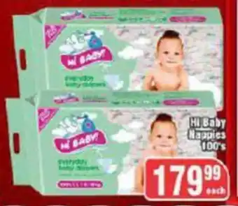 Big Save Hi Baby Nappies 100's offer