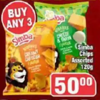 Big Save Simba Chips Assorted 120g offer