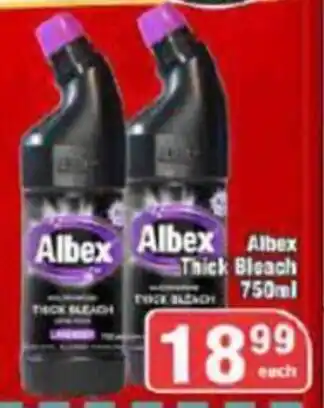 Big Save Albex Thick Bleach 750ml offer