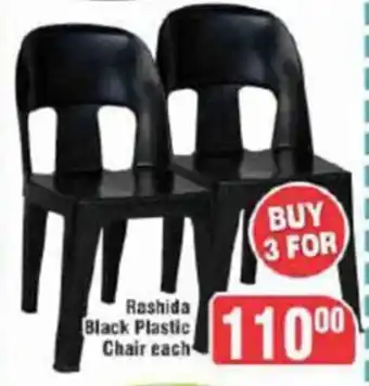 Big Save Rashida Black Plastic Chair each offer