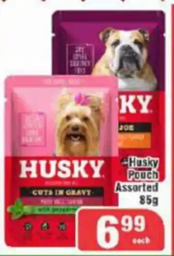 Big Save Husky Pouch Assorted 85g offer