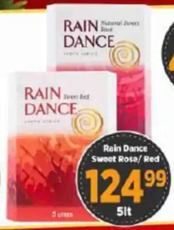 Big Save Rain Dance Sweet Rose/ Red 5L offer