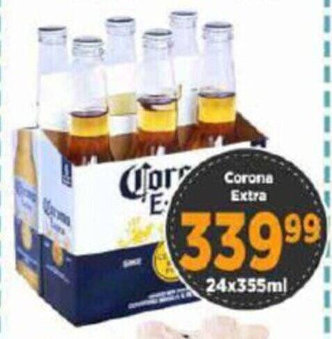 Corona Extra 24x355ml offer at Big Save