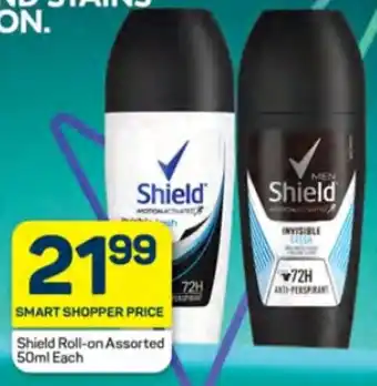Pick n Pay Shield Roll-on Assorted 50ml Each offer
