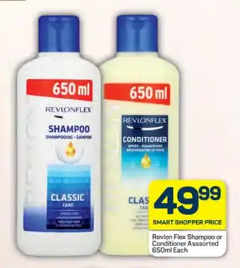 Revlon Flex Shampoo or Conditioner Asssorted 650ml Each