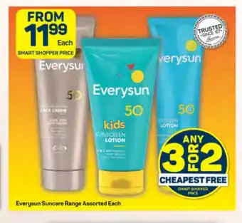 Pick n Pay Everysun Suncare Range Assorted Each offer